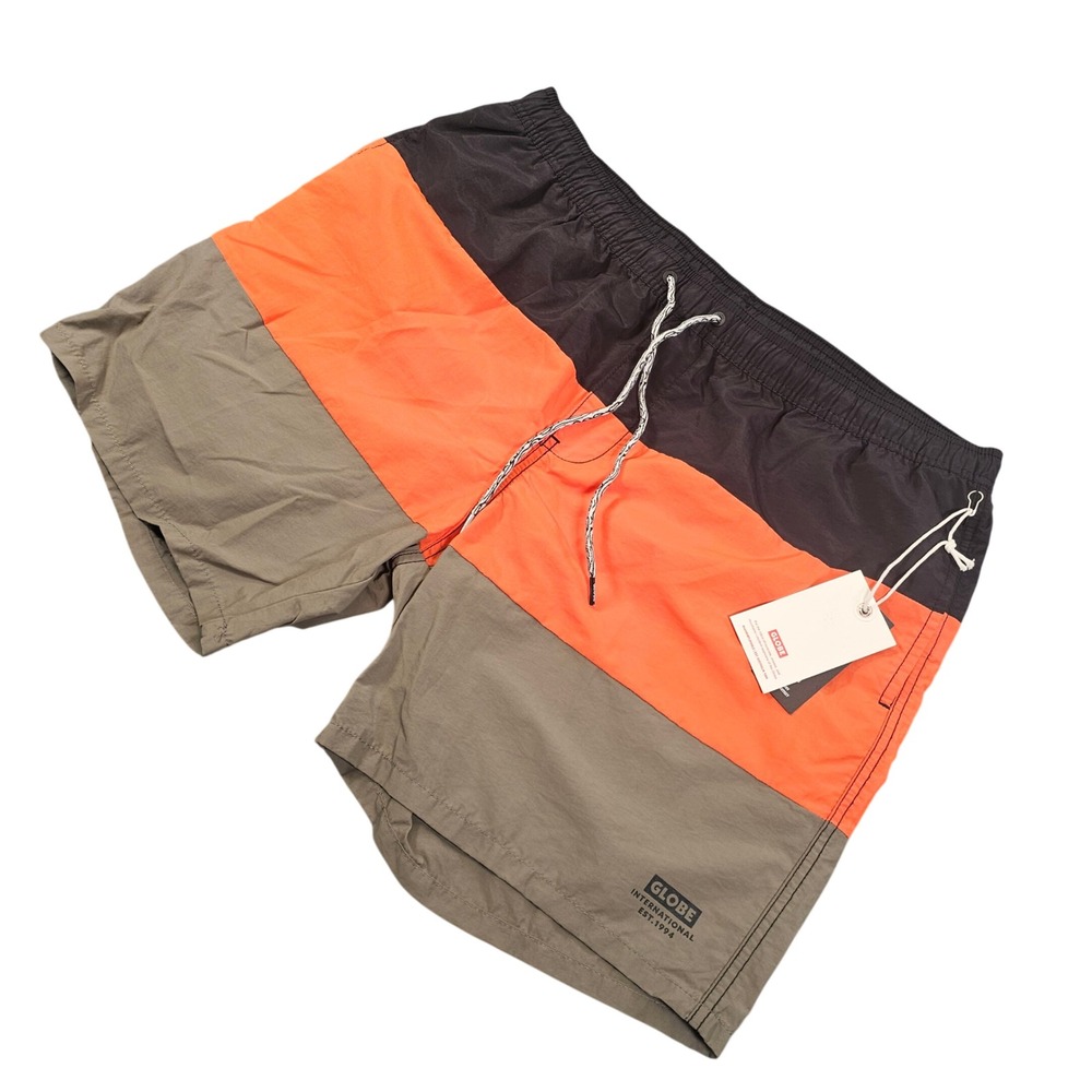 Globe Scope Poolshort Mens 38 Colorblock Swim Trunks Beach California GB01818014